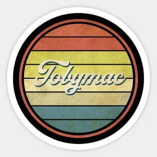 vintage vibes tobymac calssic Sticker